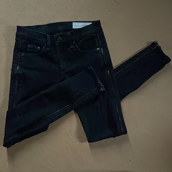 Rag & Bone Full Side Zip Jeans - Picture 2 of 12